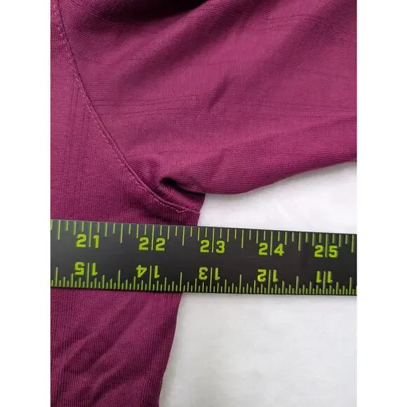 Nike Tiger Woods NikeFITDRY Vintage Mens Golf Polo Shirt‎ - Large Magenta Stripe - Picture 5 of 8